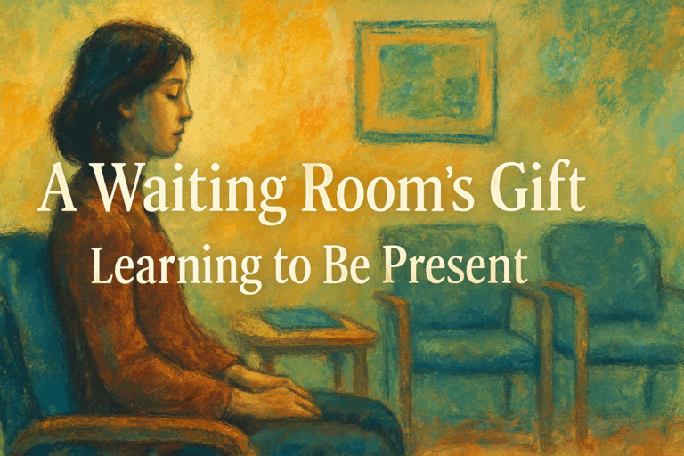A Waiting Room’s Gift: Learning to Be Present