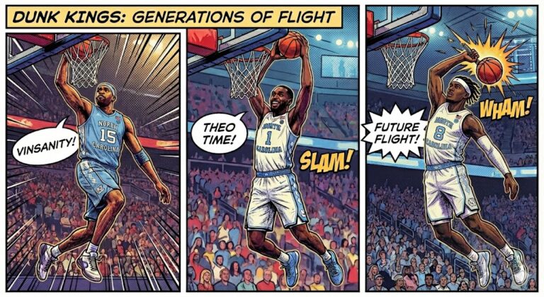 Three Dunks: a Tar Heel story.